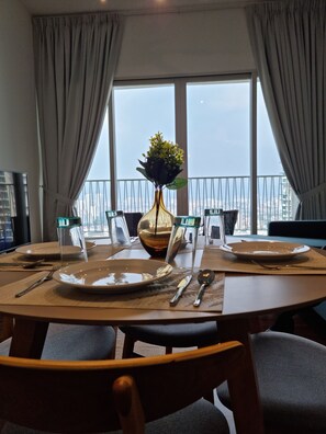 Suite, 3 Bedrooms, Non Smoking, City View | Living area - Una Residence By Maya (Kuala Lumpur)