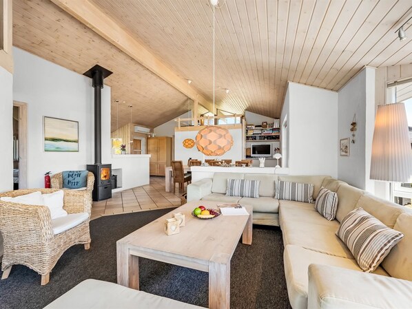 TV, fireplace, DVD player