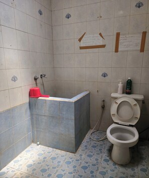 Habitación doble estándar | Baño | Regadera, toallas, jabón 