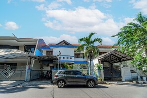 Fassade der Unterkunft