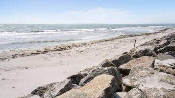 Vlak bij het strand