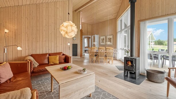 TV, fireplace - "Aurelie" -  from the sea by Interhome (Ulfborg)