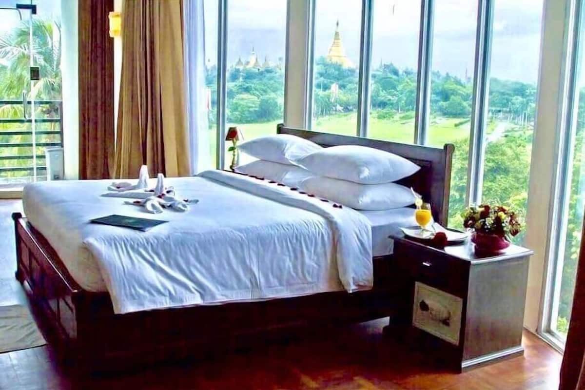 Habitación ejecutiva con 1 cama doble o 2 individuales, vistas a la ciudad | 1 dormitorio, escritorio, wifi gratis