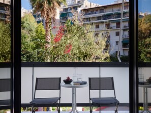 Appartement Deluxe, vue parc | Terrasse/Patio