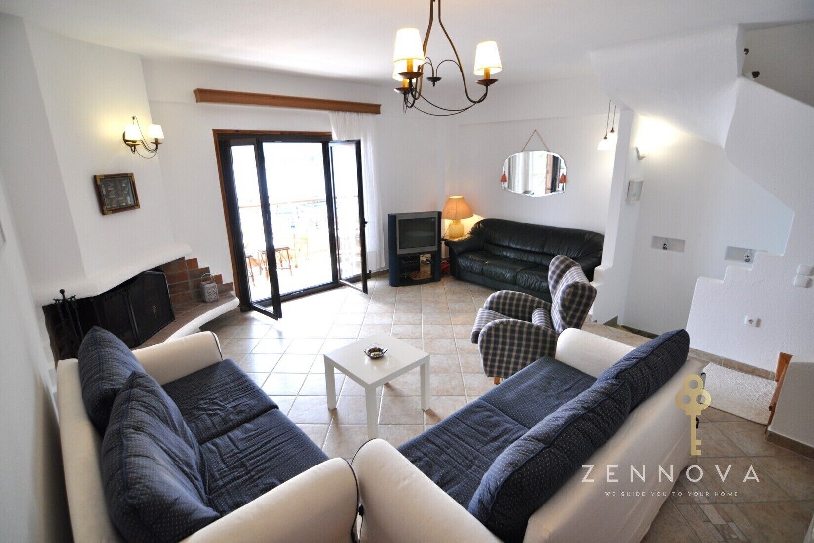 家庭獨棟房屋, 海灣景觀 | 起居區 | 平面電視