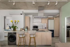 Apartment, 2 Schlafzimmer | Eigene Küche | Kühlschrank, Mikrowelle