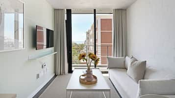 One bedroom | Living area | Printers
