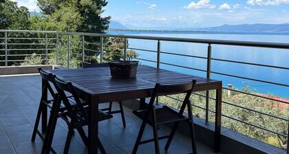 Villa Christina Asproneri With Panoramic Sea View