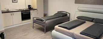 Ferienwohnung Panoramablick, 5 min von Badewelt Sinsheim+ Prezero Arena Entfernt