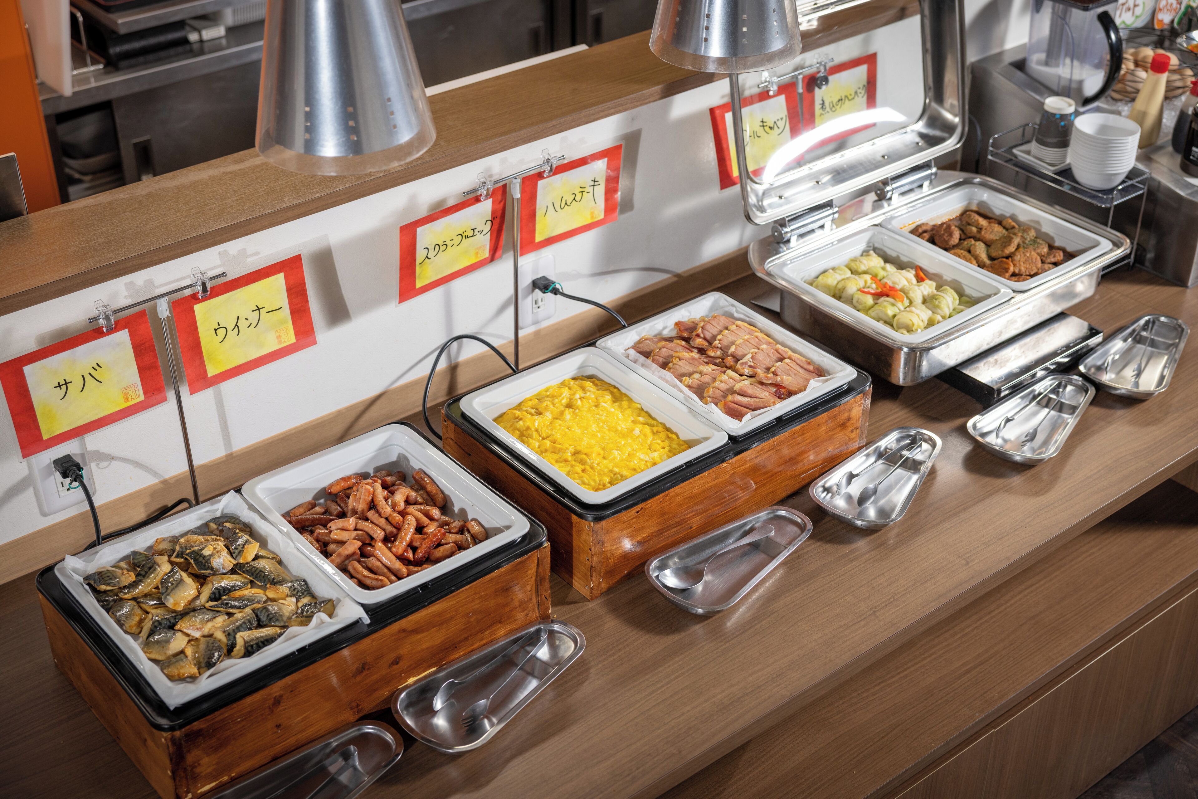 每日供應吃到飽早餐 (每人 JPY500)