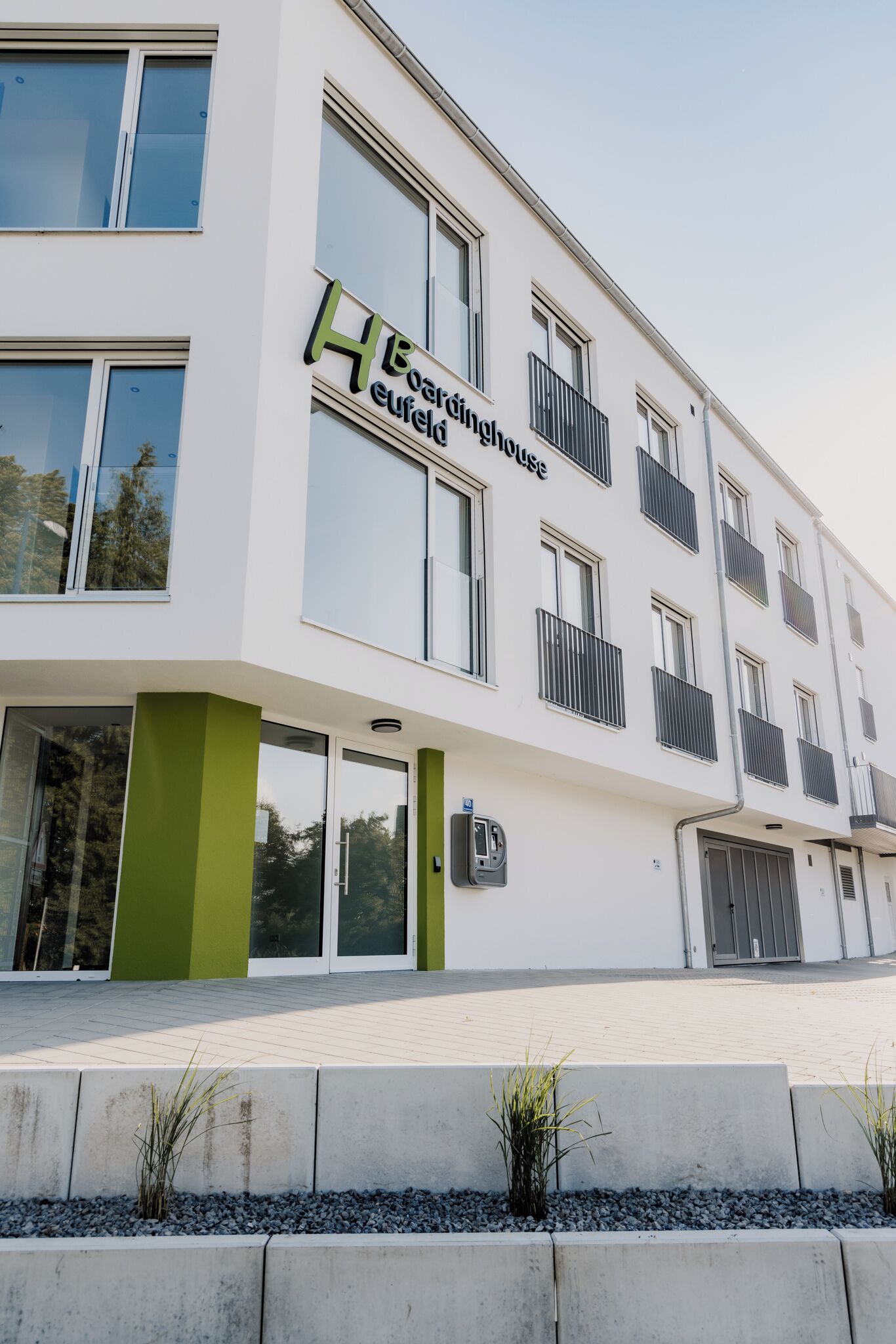 Overnatningsstedets facade