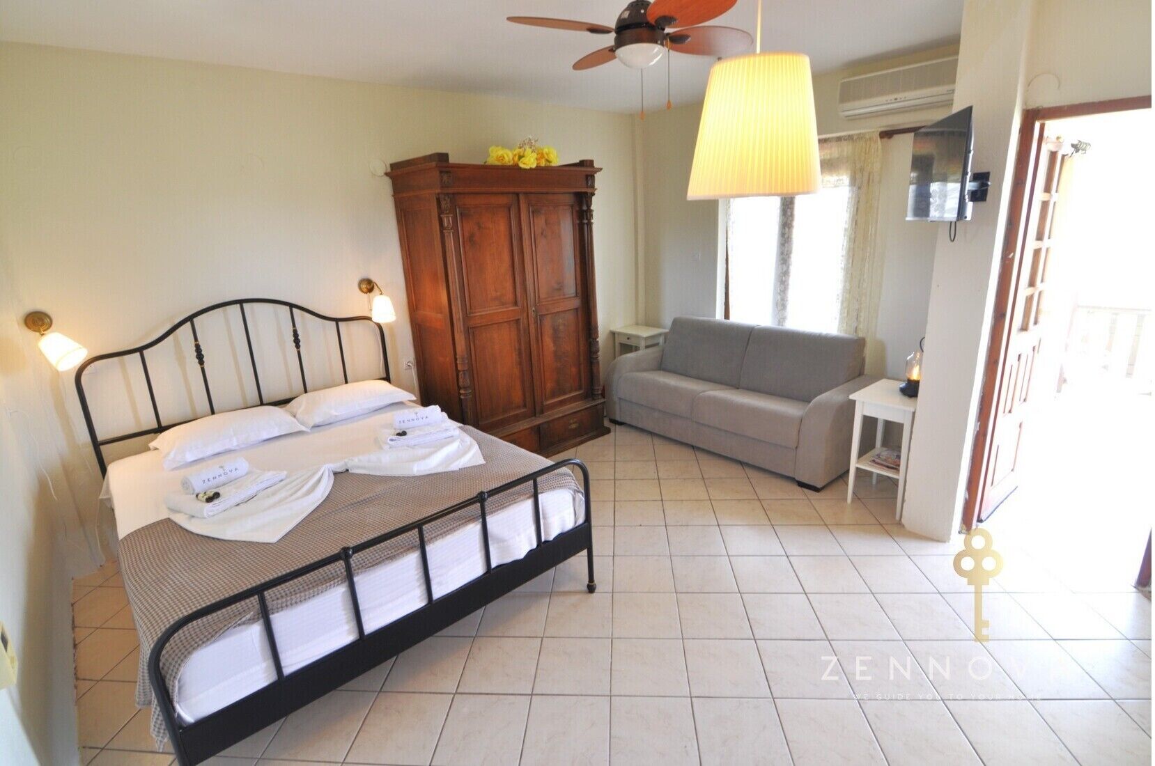 Apartemen Klasik, pemandangan laut | 1 kamar tidur, setrika/meja setrika, dan Wi-Fi gratis