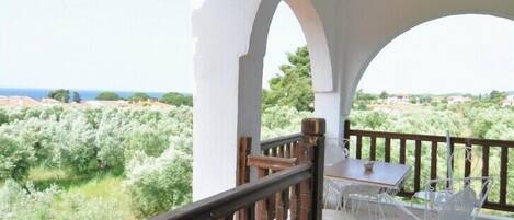 Classic Apartment, Sea View | Terrace/patio