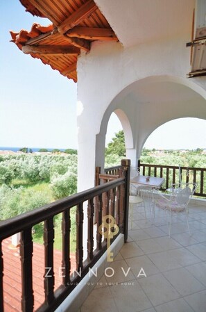 Appartement Classique, vue mer | Terrasse/Patio