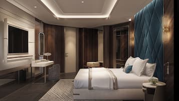 Suite estudio Prestigio | 1 habitación, caja de seguridad en la habitación y escritorio