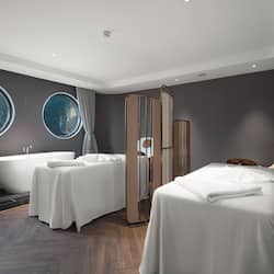 Sauna, steam room, body treatments, aromatherapy, hot stone massages