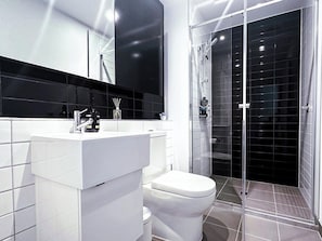 Hair dryer, towels