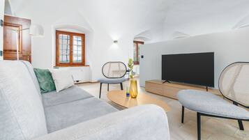 Premium Suite | Individually decorated, individually furnished, desk, laptop workspace