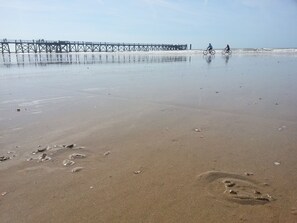 On the beach