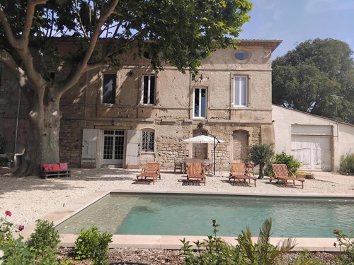 Grand Mas en Camargue avec Piscine 10 Personnes - Arles Camargue Alpilles