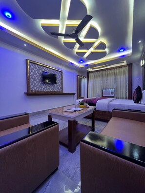 Deluxe suite | Lakens van Egyptisch katoen, luxe beddengoed, donsdekens