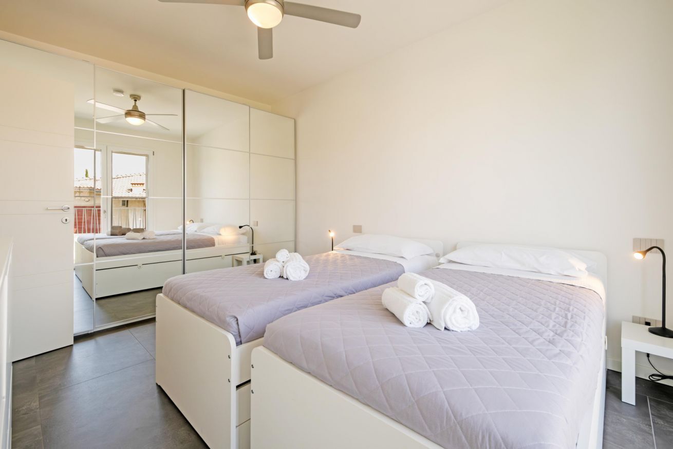 2 slaapkamers, een strijkplank/strijkijzer, wifi, beddengoed