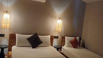 Family Triple Room | Egyptian cotton sheets, premium bedding, free WiFi, bed sheets
