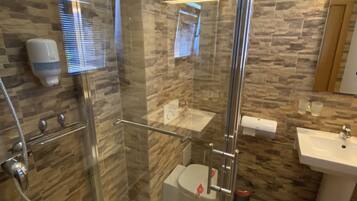 Superior Bungalow, Marina View | Bathroom | Shower, rainfall showerhead, free toiletries, towels