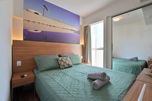1 bedroom, WiFi, bed sheets - S4 Hotel Águas Claras Top Flat c/ Wifi - Águas Claras - Brasília/df - Brasil (Águas Claras)