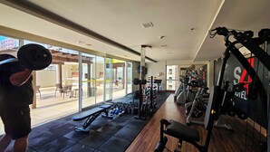 Fitness facility - S4 Hotel Águas Claras Top Flat c/ Wifi - Águas Claras - Brasília/df - Brasil (Águas Claras)