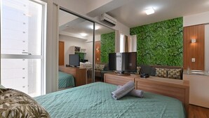 1 bedroom, WiFi, bed sheets - S4 Hotel Águas Claras Top Flat c/ Wifi - Águas Claras - Brasília/df - Brasil (Águas Claras)