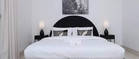 2 soverom, strykejern/-brett, wi-fi (inkludert) og sengetøy
