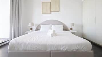 2 bedrooms, iron/ironing board, WiFi (free), bed sheets