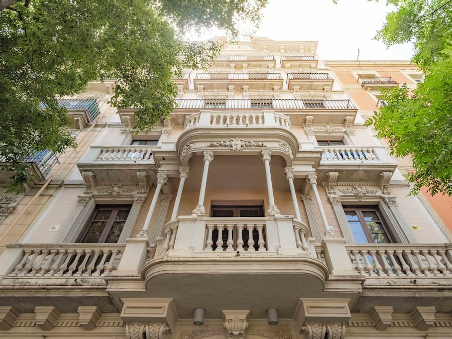 Façade de l’hébergement