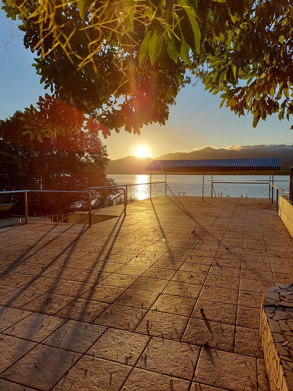 Terrace/patio - Pousada Ninhal das Garças - Pedrinhas (Ilha Comprida)