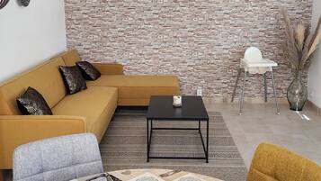 Een flatscreentelevisie