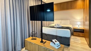 Apartemen Eksekutif | 1 kamar tidur, Wi-Fi gratis, dan didekorasi berbeda-beda