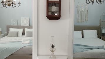 2 camere, ferro/asse da stiro, culla da viaggio, Wi-Fi gratuito