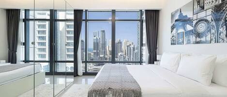 1 多间卧室、熨斗/熨衣板、WiFi、床单