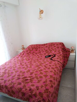 2 slaapkamers, een strijkplank/strijkijzer, gratis wifi, beddengoed