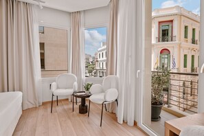 Vue sur la ville depuis l’hébergement