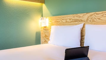 Chambres insonorisées, draps fournis