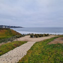 On the beach
