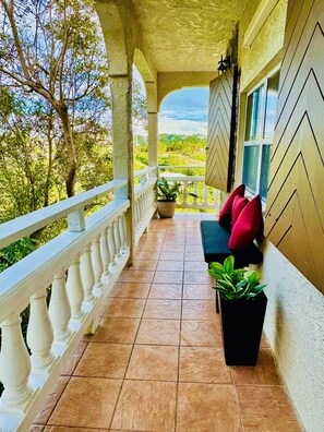 Terrace/patio - St John, USVI, Hillside Villa, Cruz Bay (Cruz Bay)
