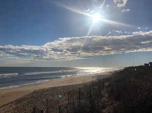 Beach nearby, sun loungers, beach towels - Luxury, private spa beach home steps to the ocean with sauna, hot tub, spa baths (Southern Shores)