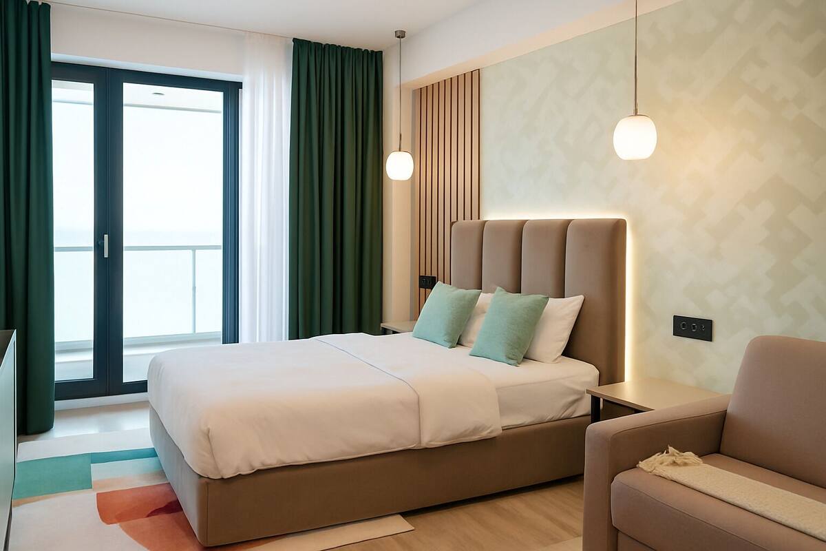 Sistema de insonorización, wifi gratis, ropa de cama