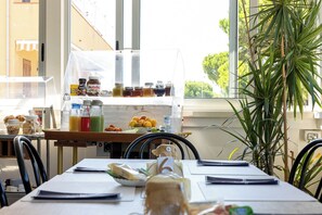 Daily buffet breakfast (EUR 5 per person)