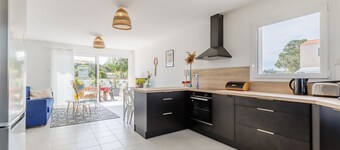 Les Tonnelles - Maison proche plage - Grand jardin