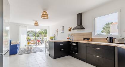 Les Tonnelles - Maison proche plage - Grand jardin