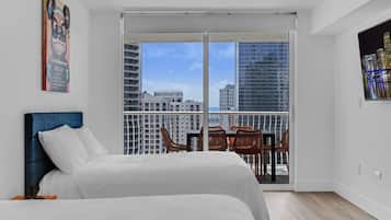 1 bedroom, iron/ironing board, travel crib, free WiFi